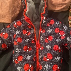 Marvel Spiderman Red and Black Kids Jacket